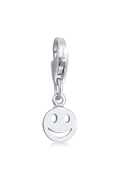Nenalina Charm Smile Emoji Anhänger 925 Silber