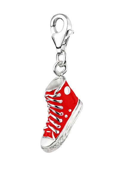 Nenalina Charm Anhänger Turnschuh Sneaker Emaille 925 Gümüş