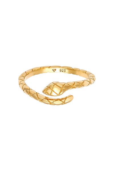 ELLI Ring Schlange Snake Verstellbar 925 Silber