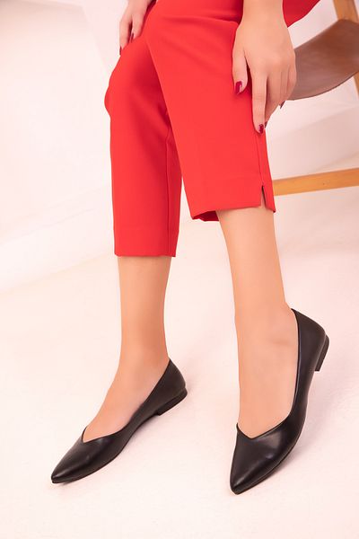 SOHO Women's Black Ballerinas 18407