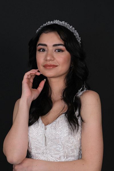 Hobigram Hair Accessory Light Gray Havin Enamel Special Design Bridal Crown Hair Accessory – Other Hair Accessories