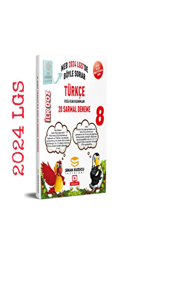 SİNAN KUZUCU YAYINLARI 2026 Lgs Türkçe Sarmal Branş Denemesi ( Ilk Doz )
