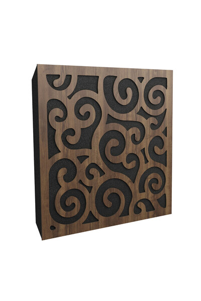 LAVA AKUSTİK 49x49 cm Ceviz Rengi Akustik Panel