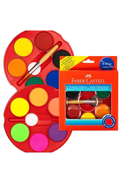 Faber Castell FABER-CASTELL JUMBO SULUBOYA 12'Lİ