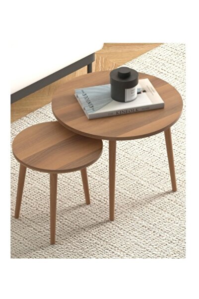 FAYMEND Roma 2'li Orta Sehpa Koyu Ceviz