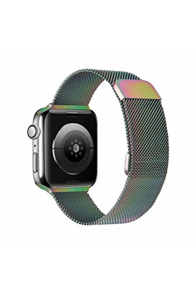 Alstrap Apple Watch Seri 2/3/4/5/6/7/8/se 38mm-40mm-41mm Uyumlu Milano Hasır ...