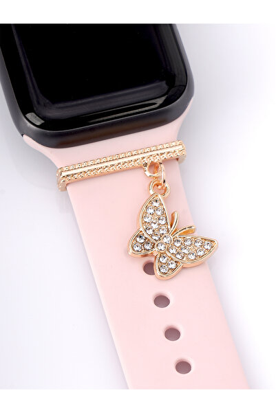 BearPear Watch Uyumlu Kelebekli Kordon Aksesuar Charm