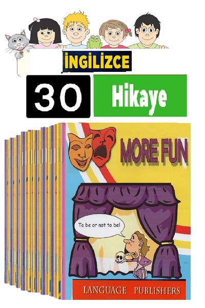 Language Publishers 10. مجموعة من 30 كتابًا مختلفًا لقراءة القصص باللغة الإنجليزية للفصول الدراسية A.2. ممارسة، ملونة