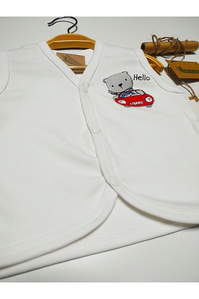 nc gift Cotton Printed Snap Fasten Baby Vest 1 Year Old, 2 Year Old, 3 Year Old
