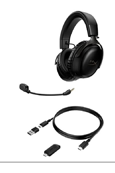 HyperX Cloud III Gaming Wireless Headset DTS X Kablosuz Oyuncu Kulaklığı 77Z45AA