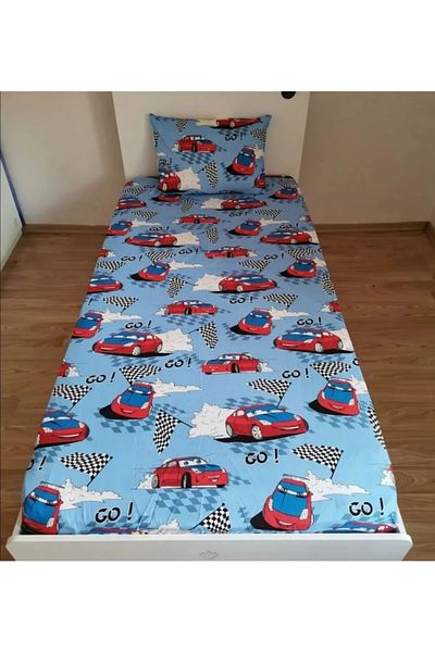 DENİZLİ ÇEYİZ Cearșaf de pat cu un singur elastic + design cu cărucior