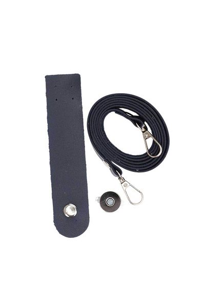 Ritzz Σετ τσάντα τηλεφώνου 120cm Navy Blue - Ασημί άγκιστρο