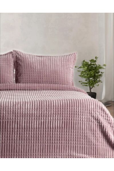 enti ev tekstili ZIGANA HOME BATTAL SIZE BLANKET MODERN LINE-MERINOS 220X240 WITH 2 PILLOW COVERS &20,09&