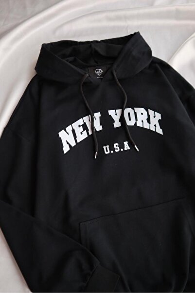 Gofeel NEWYORK SWEAT Sweathsirt 3 خيوط نقطية StreetWear هوديي GOFEEL