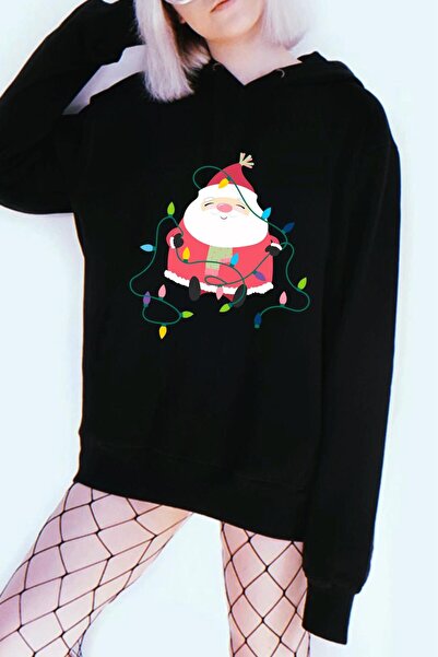 Gofeel سويت شيرت سانتا كلوز سويت شيرت 3 خيوط راستر ستريتوير هوديي GOFEEL