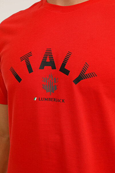 lumberjack ML AUSTIN 11SD1044 3PR RED Men's Short Sleeve T-Shirt