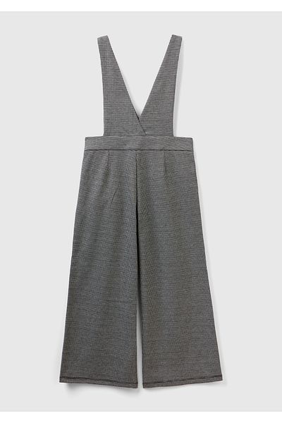United Colors of Benetton Black Patterned Girl's Jumpsuit - Mix All, Strap