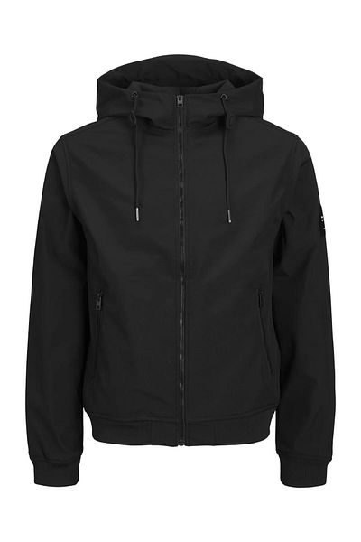 Jack & Jones Jack&Jones Erkek Softshell Ceket Jjebasic Siyah/Black 13W32EBASIC