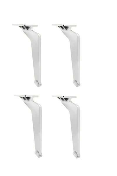 ALBATROS Μεταλλικά έπιπλα Chrome Model Llama 17 cm, Ντουλάπα, Πολυθρόνα, Πόδια μονάδας τηλεόρασης (4 ΤΕΜΑΧΙΑ ΜΕΤΑΛΛΙΚΑ)