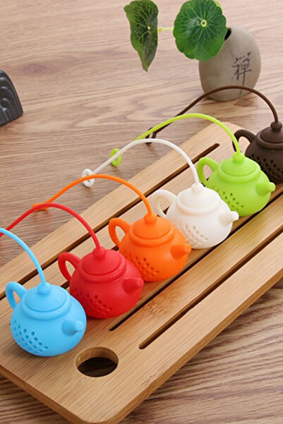 MOBEE Çaydanlık Tasarımlı Çay Demleme Süzgeçi Şık Görünümlü Minik Süzgeç