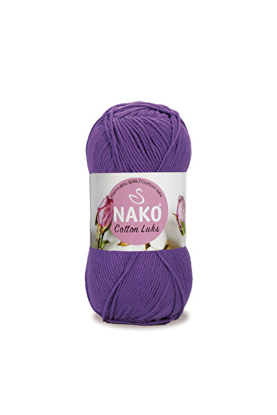 NAKO Cotton Lüks 97560 Açık Mor Örgü İpi