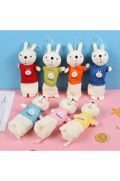 ASTAMON Rabbit Themed Plush Cute and Cute Pencil Case-F.GREEN