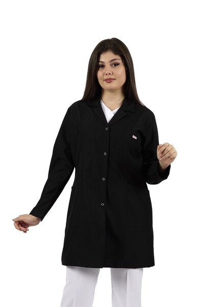 SEZA TEKSTİL Μαύρη ποδιά εργασίας για οικονόμο, οικιακός βοηθός, εργοστάσιο, ...