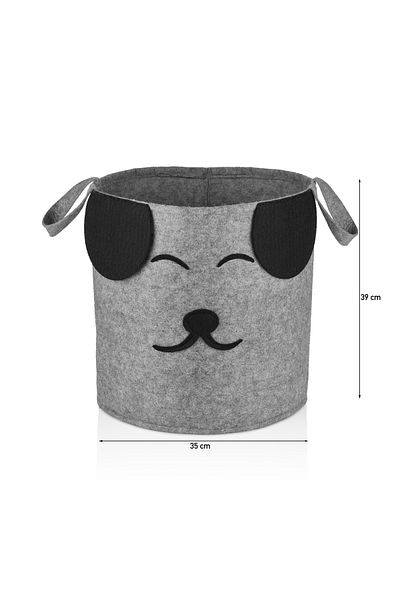 Serstil Set of 3 Dog Figure Toy Storage / Laundry Basket