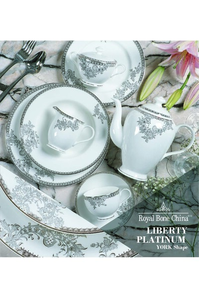 ROYAL CANTERBURY Liberty Platinum 72 Parca Yemek Takımı