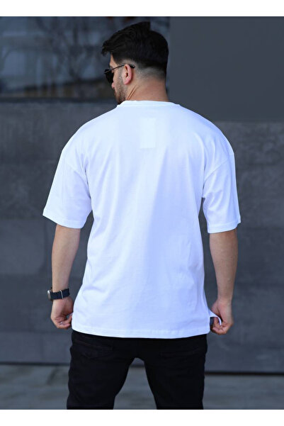 ixir Оверсайз чоловічий футболка X з малюнком білий