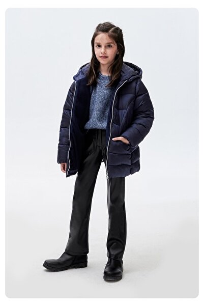 MAYORAL LİMİ kız çocuk parlak dolgulu mont