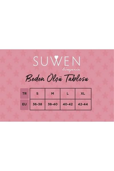 SUWEN 3-Piece Koton Brazilian String