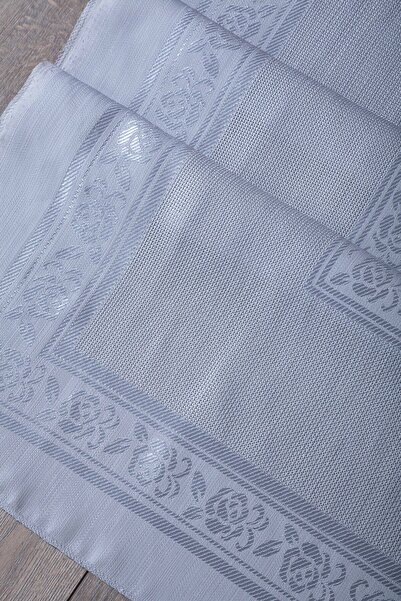 sarra Сет з 3 сірих вишитих килимків з швами