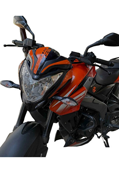 YAMANB Pulsar Ns 125 Windshield Ns 125 Head Sticker REFLECTIVE WHITE