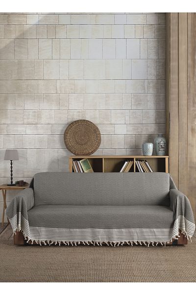 Lux Touch Калъф за разтегателен диван от норка, 2 броя, размер King Size, 170 x 300 см