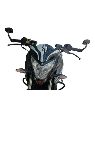 YAMANB Pulsar Ns 200 Windshield Ns 200 Head Sticker ORANGE