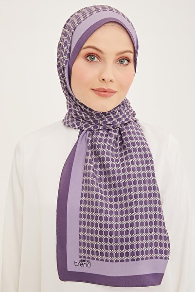 Armine Honeycomb Modal Shawl Lilac Purple