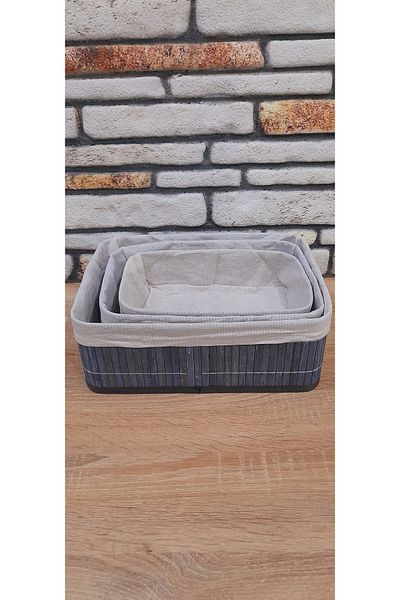 umut züccaciye bamboo foldable rectangular basket
