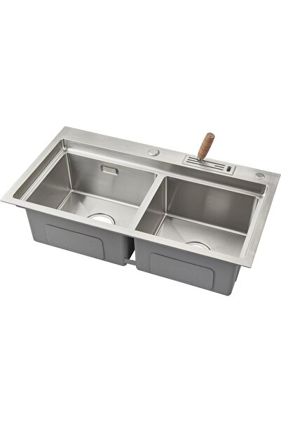 Ekosan EKSER 8245 BIÇAKLIKLI ÇİFTLİ LÜKS ANKASTRE EVYE