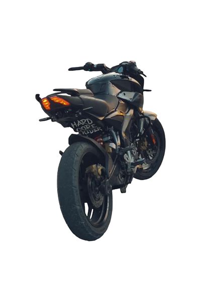 YAMANB Hard Core Rider - Autocolant pentru motociclete Sun Sari de 13cm*18cm