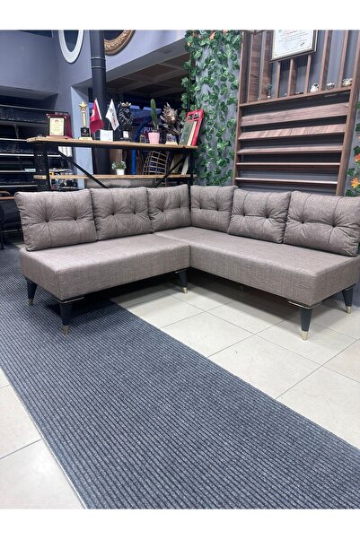 Dekoroom's Merkür Köşe Takımı Cappuccino