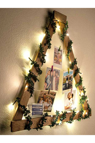 KAYAX Dekoratif Tel Sarmaşık Yaprak Kendinden Kablo Ledli Gün Işığı Güçlü Işık- 3 Metre