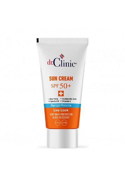 Dr. Clinic Dr.Clinic SPF 50+ Sunscreen Cream 50 ml (UVA, UVB and Blue Light Protection)