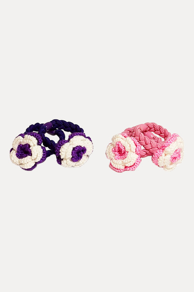 nftart.design Katkat Floral Rubber Children's Buckle Set
