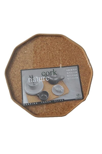 OCk Techno CORK NATURE صينية تقديم زاوية الفطر البرتغالية