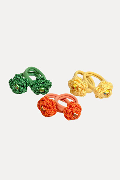 nftart.design Colorful Beaded Flower Children's Rubber Buckle Set - Children'...
