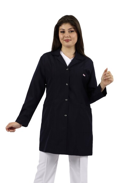 SEZA TEKSTİL Μπλε ναυτικό παλτό εργασίας για οικονόμο, τσαγιέρα, εργοστάσιο, ...