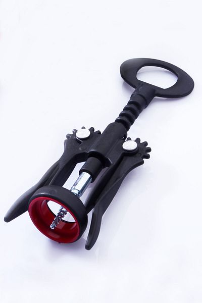 Porselen Diyarı Professional Black Corkscrew Metal Corkscrew Corkscrew Corkscrew