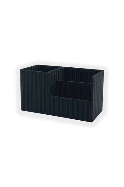 inn design Кожен държач за химикалки Cosmos от серията Beyoğlu, черен - 11x20x9.5 см Dd-1235