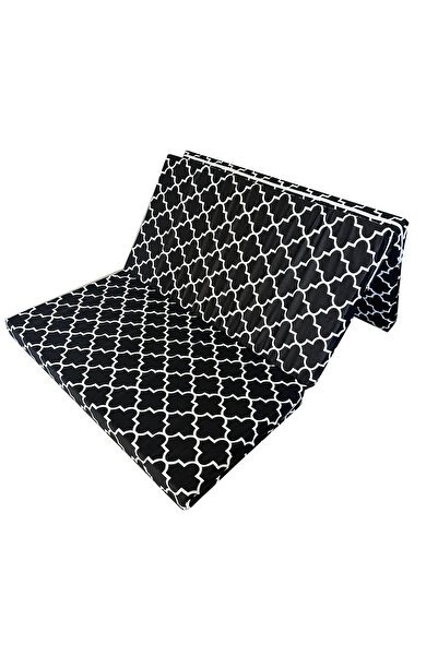 Vip Home Concept Market Ürünleri Çift Kişilik Katlanır Yer Yatağı Ve Sünger Yatak Katlanır Minder Yatak 120x195x8 CM-BÜYÜK KARAÇATI